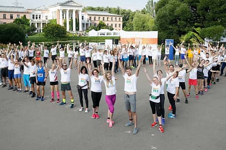 Забег Забег в поддержку сборной России по футболу